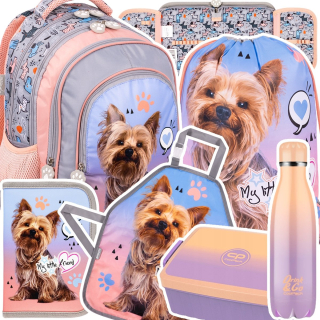 4-KOMPARTNÝ ŠKOLSKÝ BATOH BP58 MÔJ LITTLE FRIEND GREY YORK pes ST.MAJEWSKI + 5 ďalších produktov